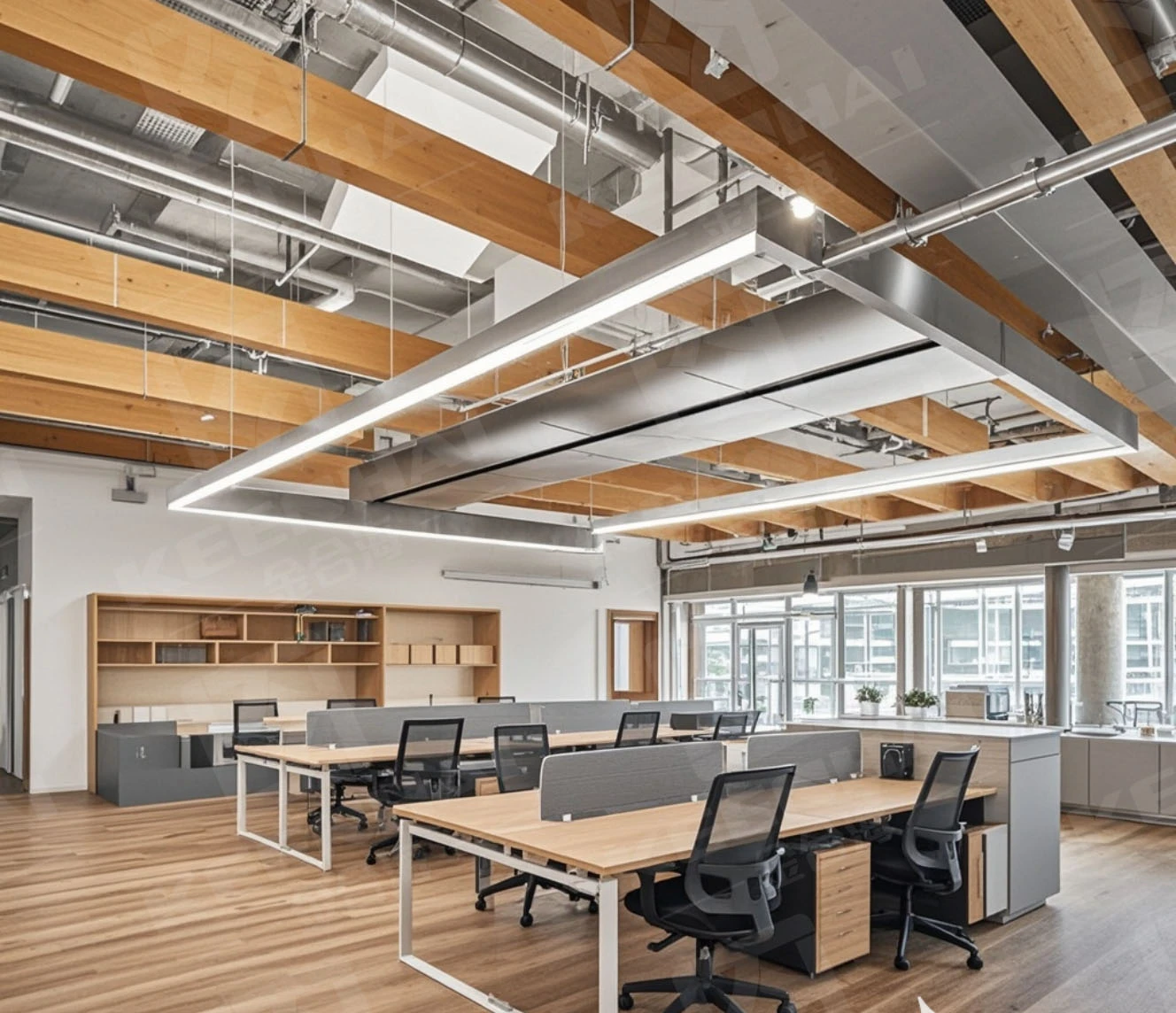 Modern Coworking Space Flat Ceiling Modern Coworking Space Flat Ceiling